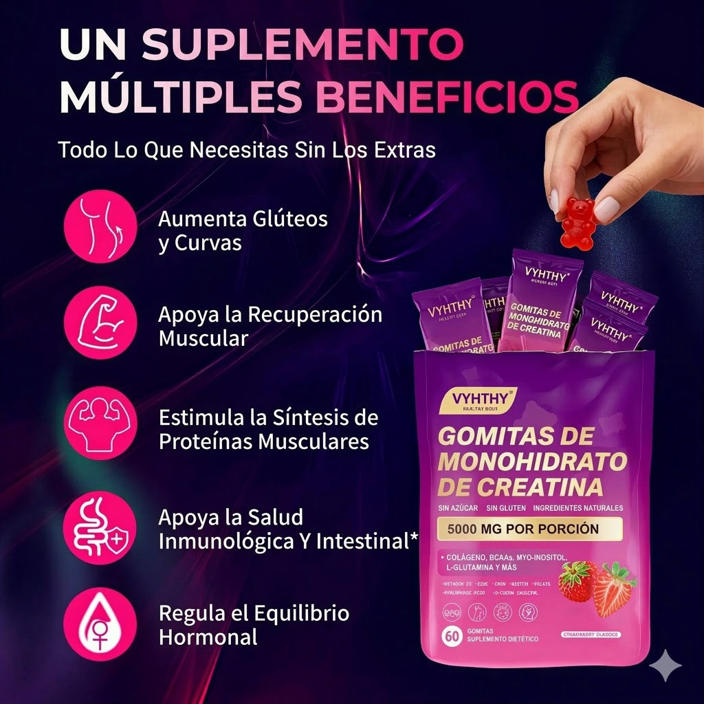 Gomitas de Creatina Vyhthy
