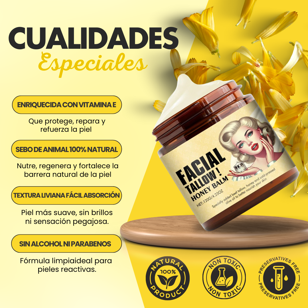 Bálsamo de Sebo de Res Para Reparación