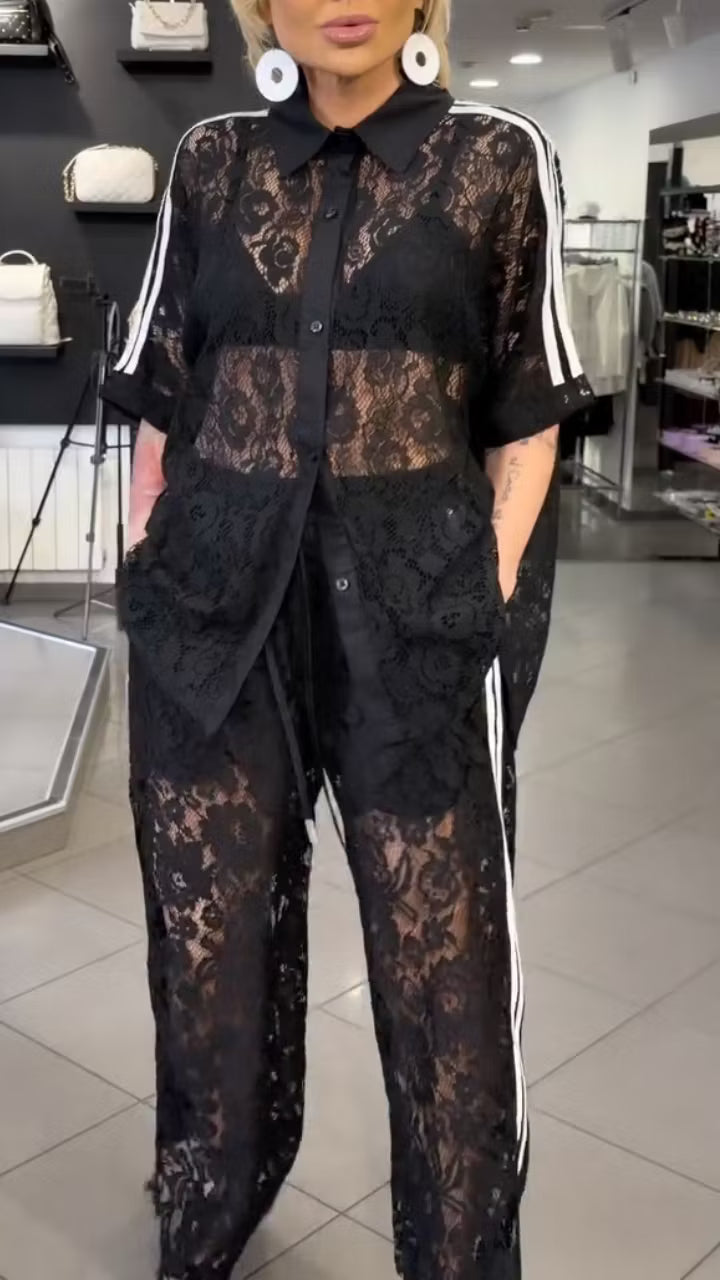 Conjunto Chic Black Lace