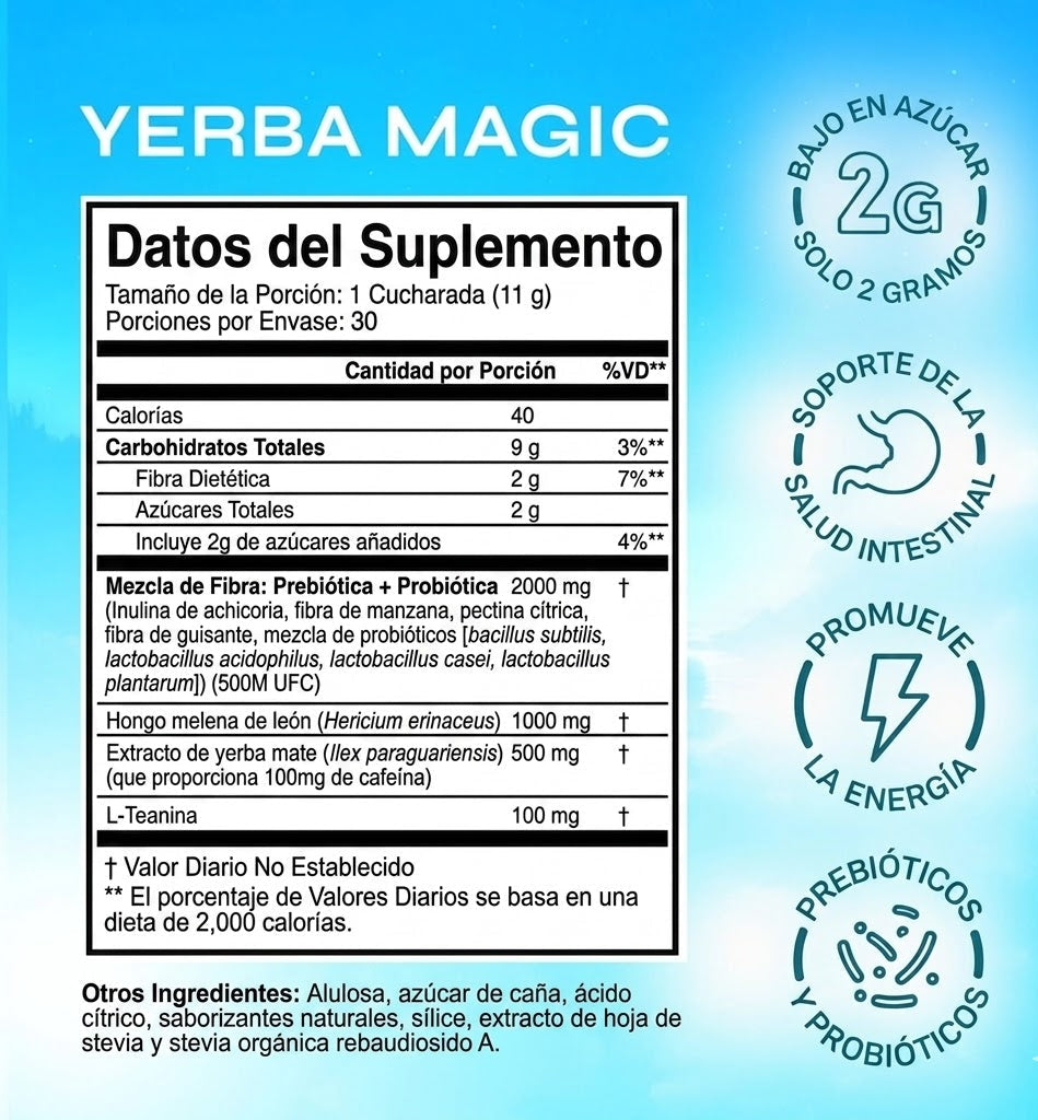 Té Instantáneo en Polvo de Yerba Mate