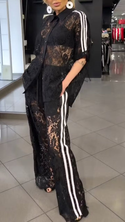 Conjunto Chic Black Lace