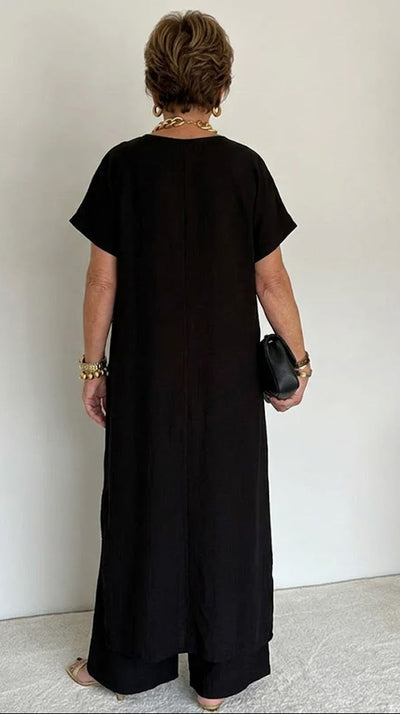 Conjunto Rebel Monocromo Asimétrico