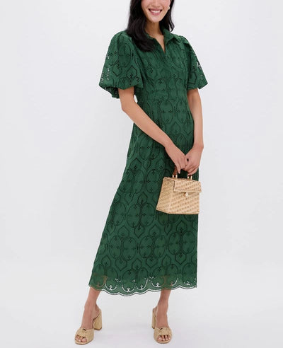 Vestido Delaney con ojales
