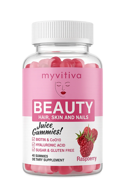 MyVitiva™ Gominolas de Belleza Cabello, Piel y Uñas