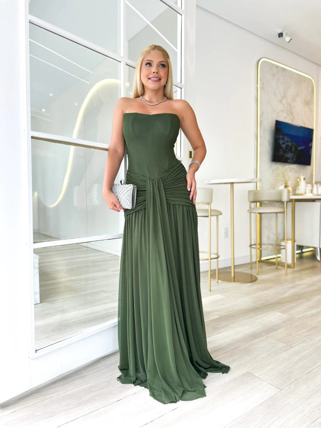 Vestido Largo Glam Monaco