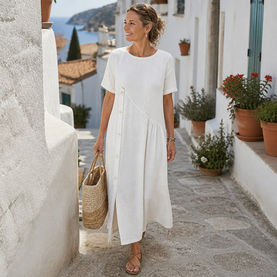 Vestido Midi Asimétrico  Maka