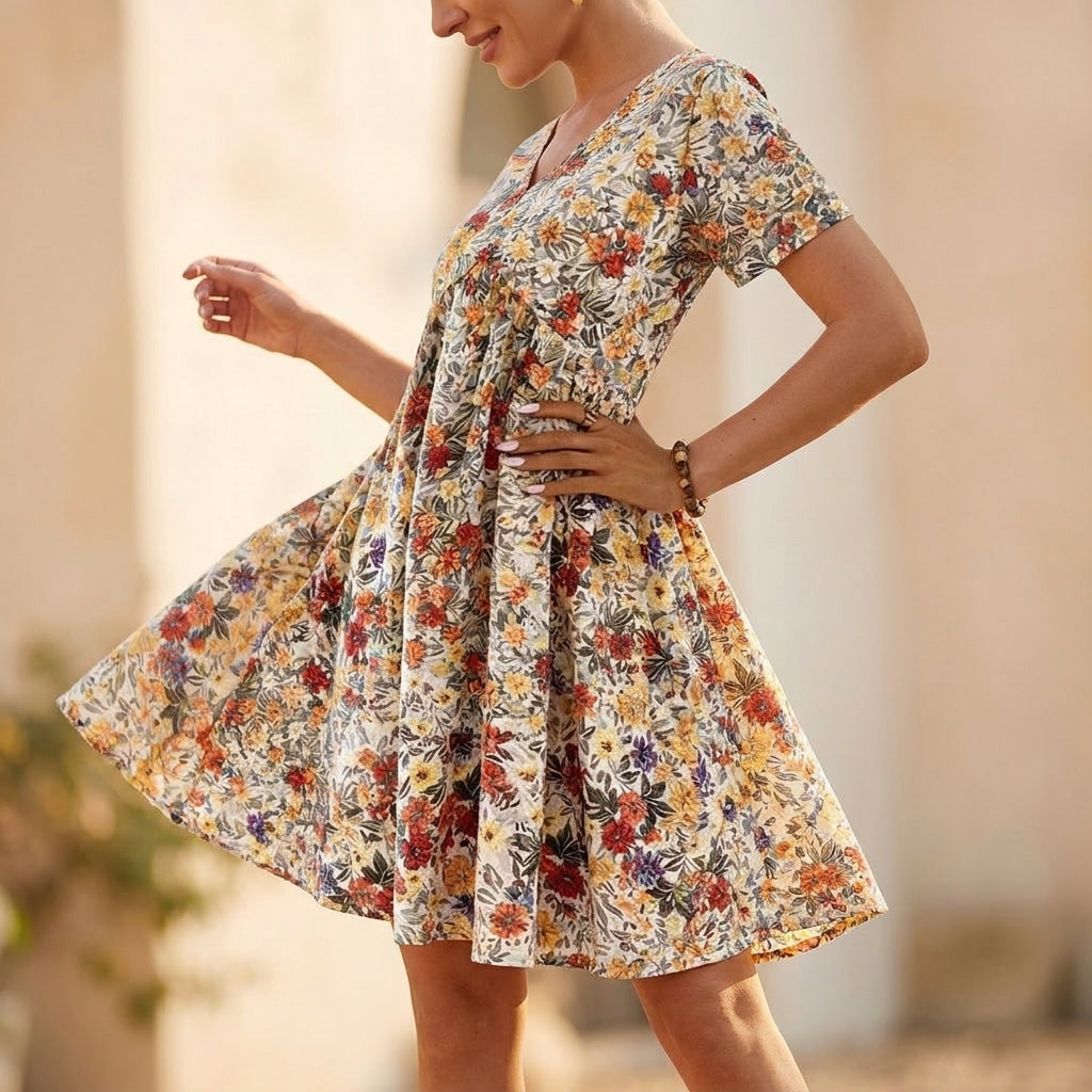 Vestido Midi Florencia Vintage