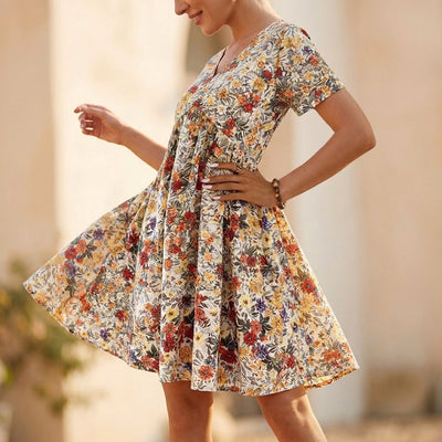 Vestido Midi Florencia Vintage