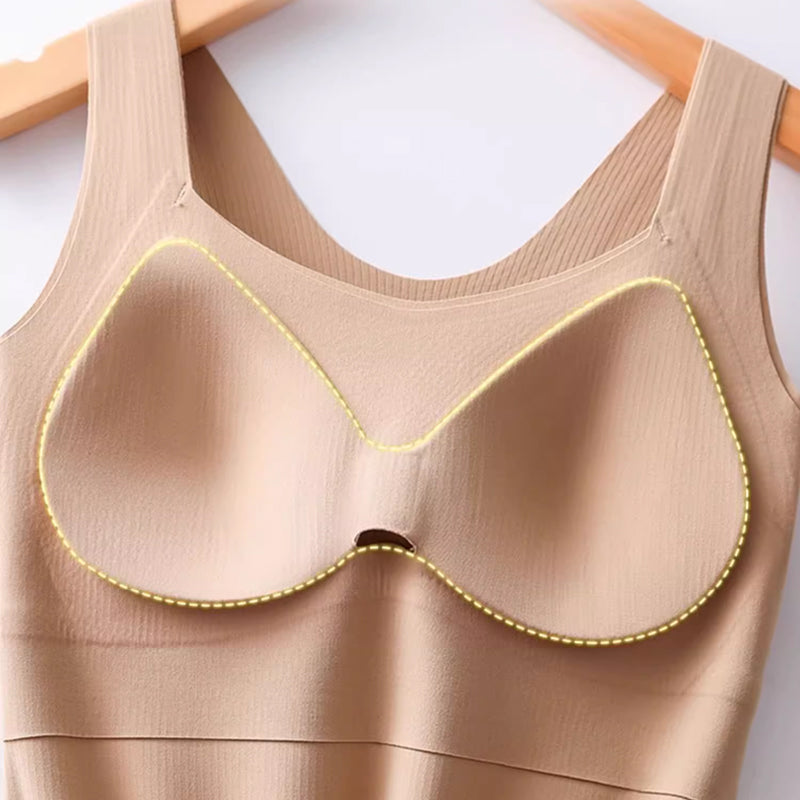 Top calefactable para mujer con sujetador incorporado