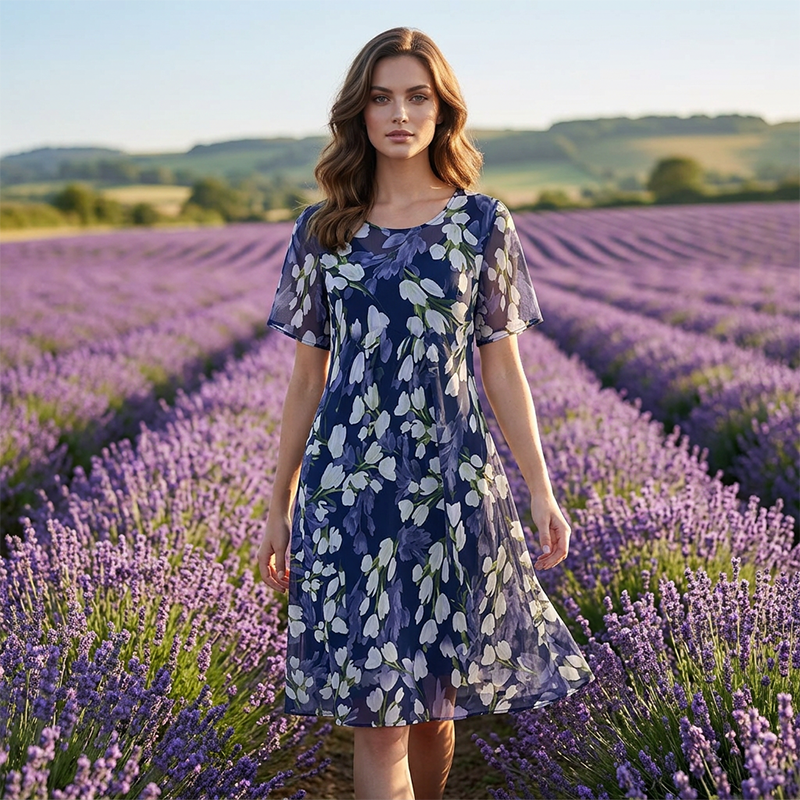 Vestido Midi Floral Julieta
