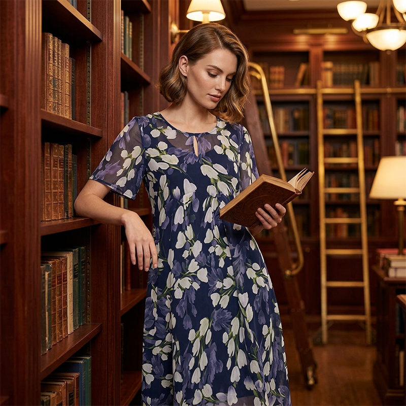 Vestido Midi Floral Julieta