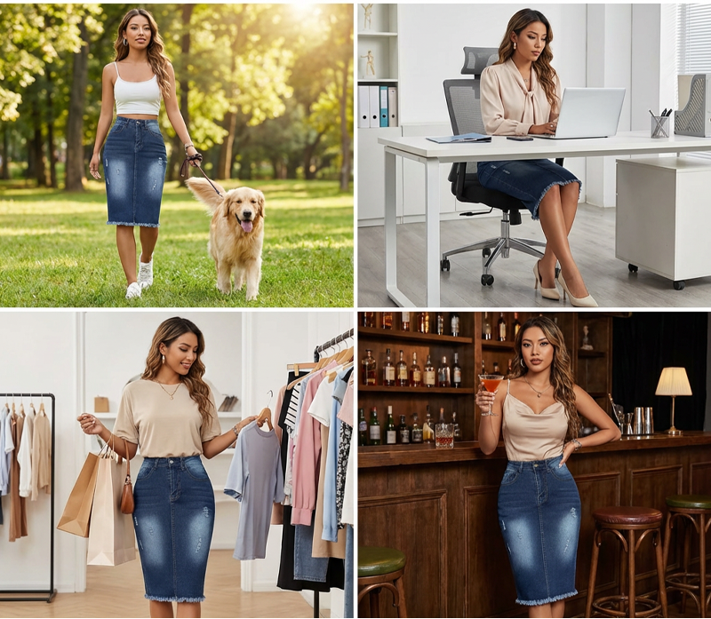 Falda vaquera Chic Denim
