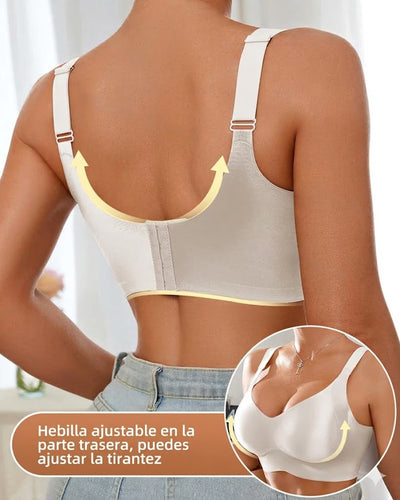 Sujetador push-up transpirable Liso 3x1