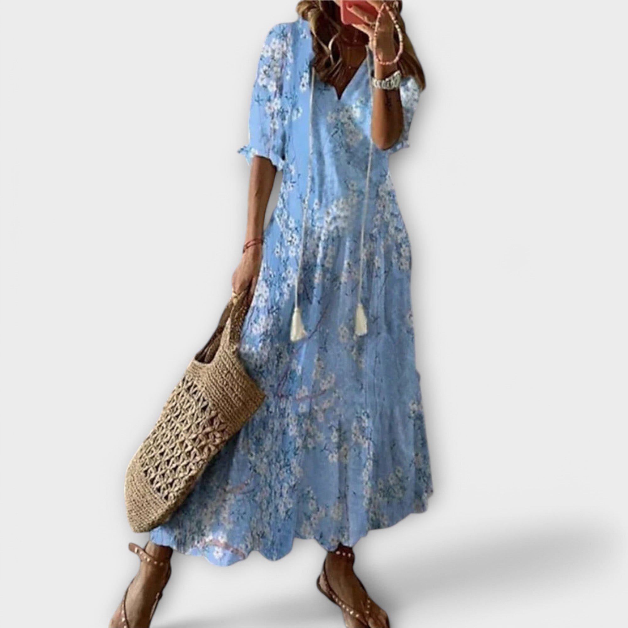 Bettina - Vestido largo bohemio